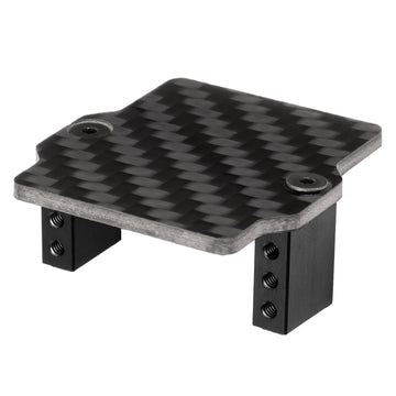 BRKRC Carbon Fiber Servo Mount/Radio Deck for Standalone ESC/Receiver for Arrma 1/18 Granite GROM MEGA 380 Brushed 4X4 Monster T