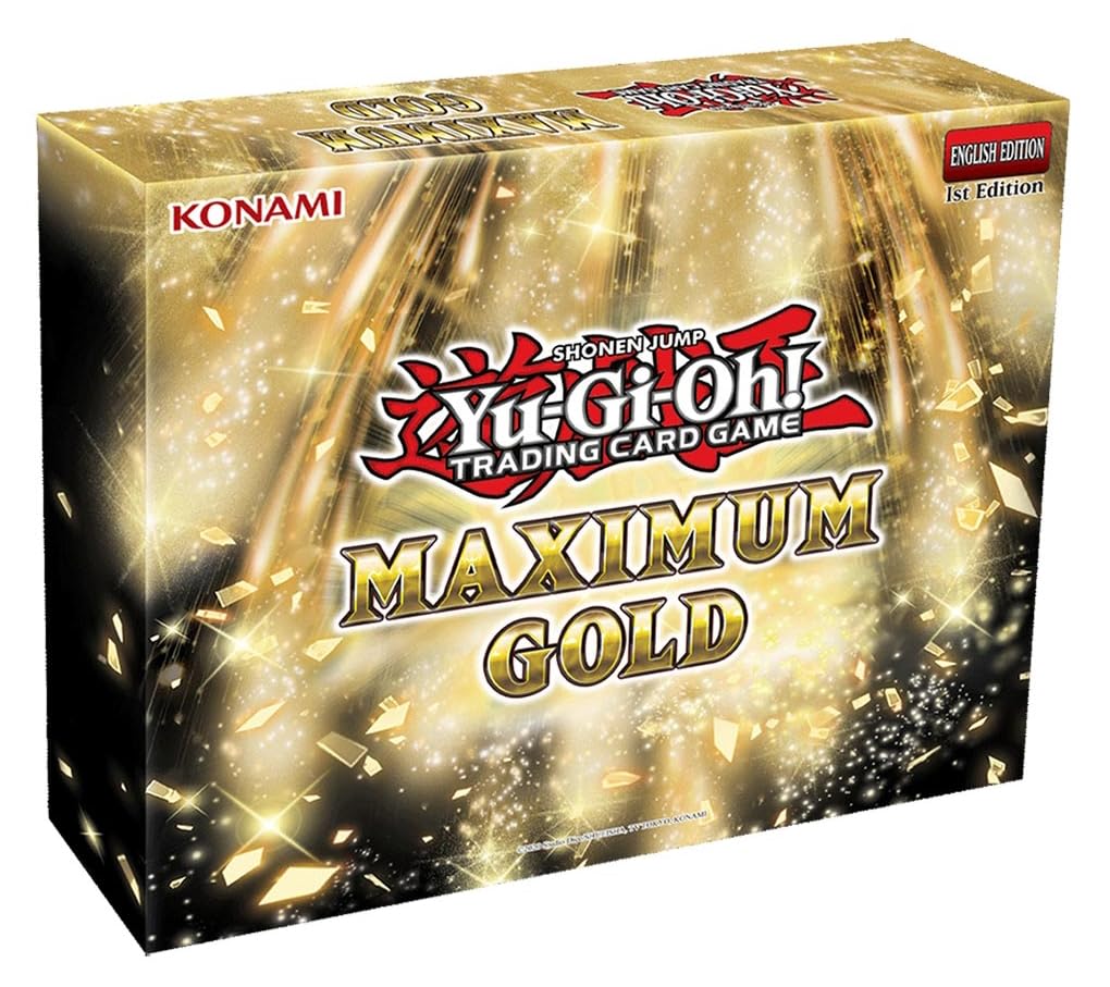 Yugioh Maximum Gold Trading Cards Display Booster Box - 20 Booster Packs