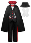 Relibeauty Magician Costume Kids With Hat And Gloves,100
