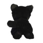 Aurora® Mini Flopsie™ Twilight Cat™ Stuffed Animal - Black, 8.5 Inches, Polyester, Small, Adorable Plush Toy for All Ages