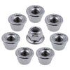 HobbyPark Flange M4 Nylon Lock Nuts for 1/10 Scale RC Car Traxxas Slash 4x4 2WD Stampede VXL Rustler VXL HPI Redcat Axial Racing