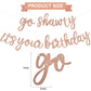 Beishida Rose Gold Go Shawty It'S Your Birthday Banner - No Diy - Hip Hop Theme Glitter Happy Birthday Banner - Pre-Strung - Ros