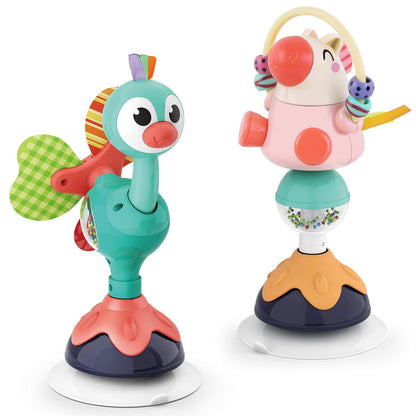Interactive Baby Suction Rattles