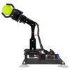 Adeept 5Dof Robotic Arm Kit Compatible With Arduino Ide, Programmable Diy Coding Stem Educational 5 Axis Build Robot Arm, Robot Starter Kit With Oled Display Processing Code And Tutorials - Black