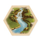 Tabletop Monthly Gold River Hex Scenario Game Pieces Compatible With Catan'S Settlers Of Catan, Seafarers, And Catan Expansions
