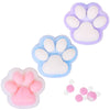 3pcs Big Squishy Cat Paw Squishy Toy,5 Inches Big FuFu cat Squeeze Paw,Cute Soft Squeeze Fidget Toys Squeeze Toys for Stress Rel