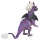 Folkmanis Beaked Dragon Hand Puppet, Purple; Black; White