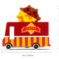 Candylab Toys CANDYCAR Wooden Food Truck Collection - Waffle Van  enhanced Handcrafted Beech Wood Toy Car
