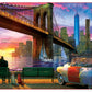 Masterpieces 550 Piece Jigsaw Puzzle For Adults, Family, Or Kids - New York Romance - 18''X24''