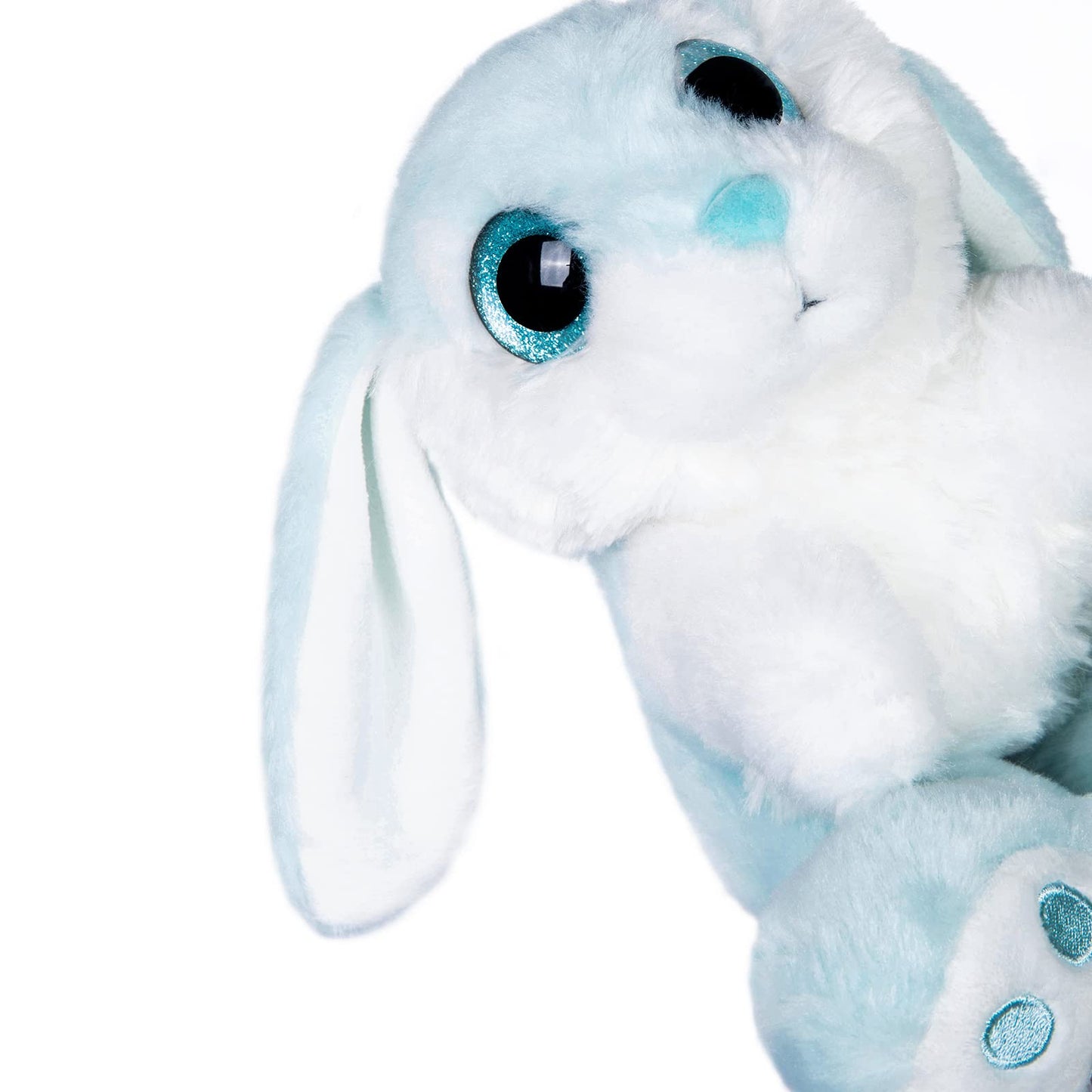 My OLi Plush Bunny Toy - 8.5" Blue Floppy Ear Stuffed Animal for Kids & Babies
