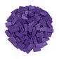 Bulk Dominoes Plastic Bulk 100pcs - Building and Stacking and Chain Reaction Toppling STEAM Toy Blocks for Kids (Purple)