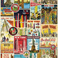 CAVANILLI & CO. New York City Collage Puzzle, 500 Pieces, Vintage Poster, Multi, Model PZL500/NYC