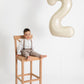 40 Balloon Number, Cream White Number 40Th Birthday Balloons 40 Inch, 40 Years Old Cream White Birthday Decorations For Men Wome