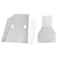 AllinRC Stainless Steel Chassis Guard & Skid Plate Guard Armors Frame Protector for Tamiya CC01 Upgrades