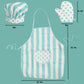 WoodenEdu Kid Apron and Chef Hat Set, 3 Pcs Children Cooking Baking Set Kits Role Play Chef Toy Kid Cooking Gift for Girls Boys
