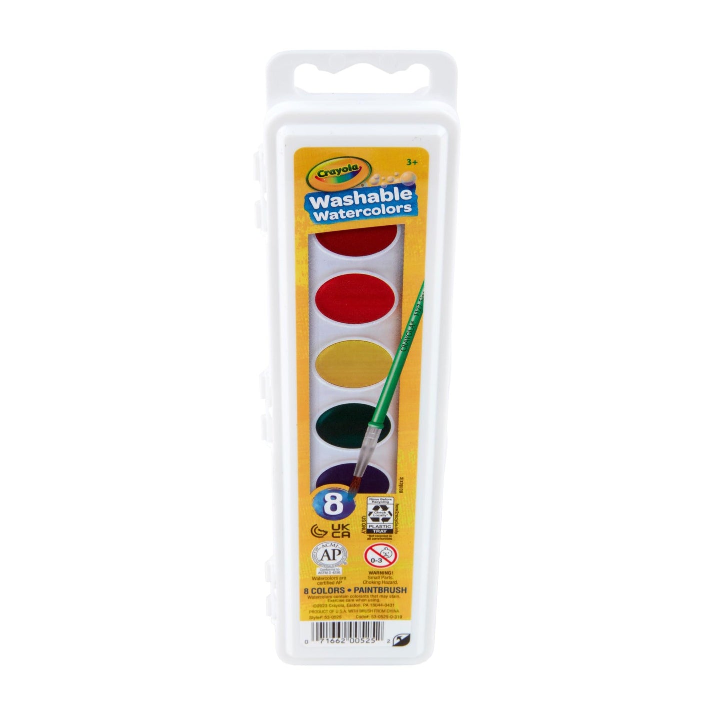 Crayola Washable Watercolors 8 ea (Pack of 20)