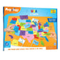 Imagimake Mapology USA Map with Capitals | Educational Jigsaw Puzzle for Kids Ages 5-10 | Geography Learning Toy | Easter Gift
