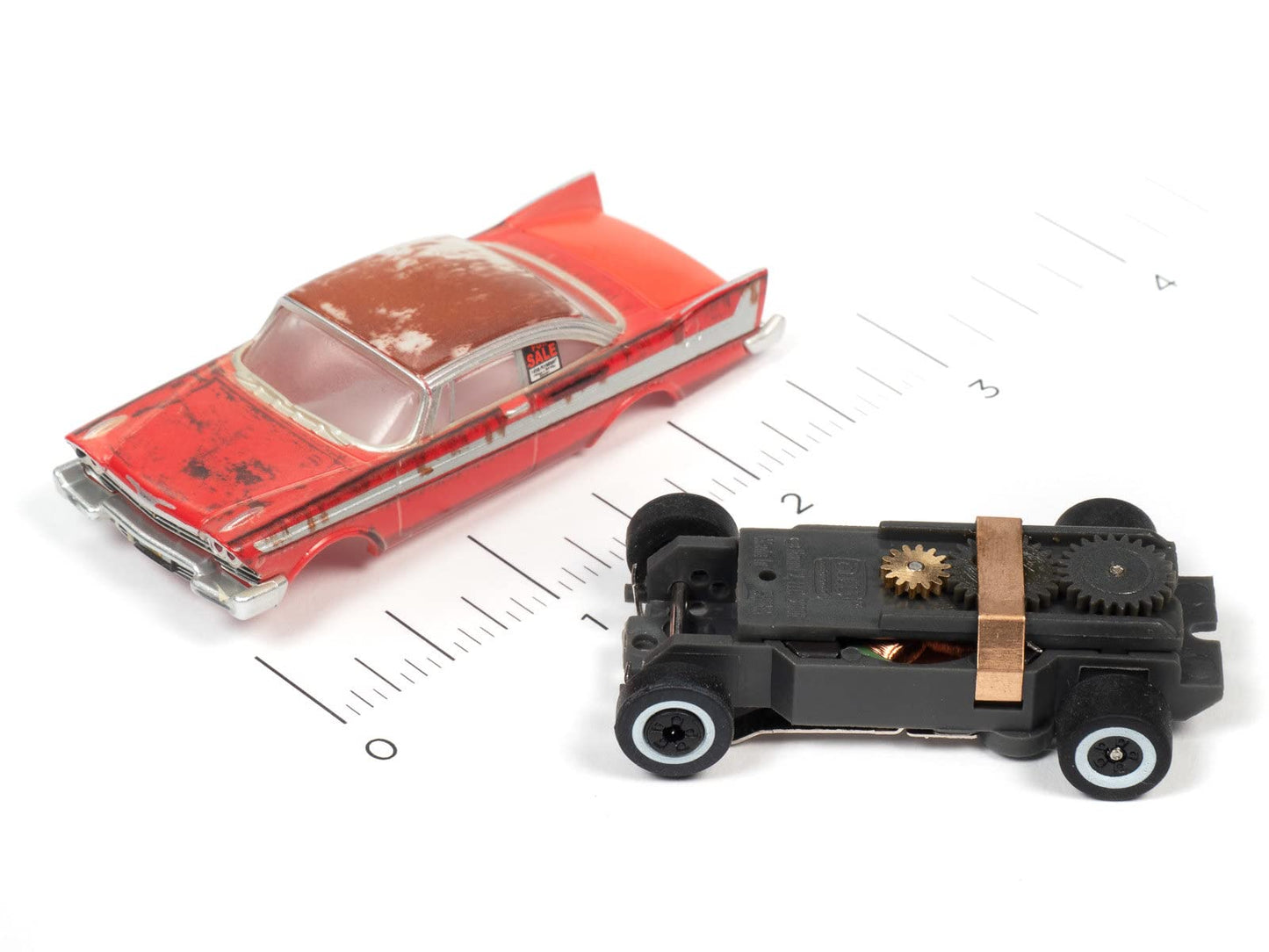 Auto World Sc358 Christine 1958 Plymouth Fury Ho Scale Electric Slot Car