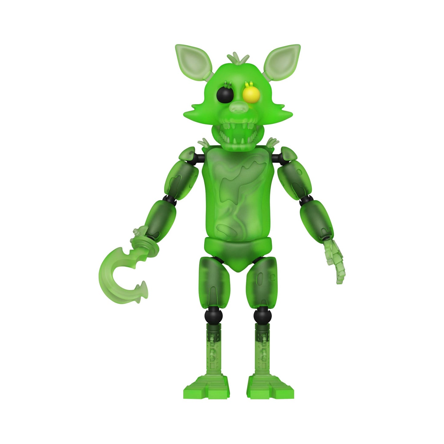 Funko Pop! Action Figure - Five Nights at Freddy's Radioactive Foxy, Glow in The Dark, Vinyl, Standard Size, Multicolor, Model 59684