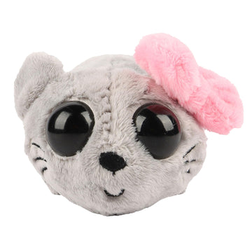 Leong Products Sad Hamster Meme Plush Toy With Pink Bow, Built-In Violin Sound For Soft Cute Sad Hamster (Sad Hamster With Music