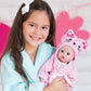 Adora Bath Time Babies Collection, 13' Baby Doll And Clothes Set, Made With Fresh Powder Scent And Exclusive Quickdri Vinyl Body, Birthday Gift For Ages 1+ - Kitty