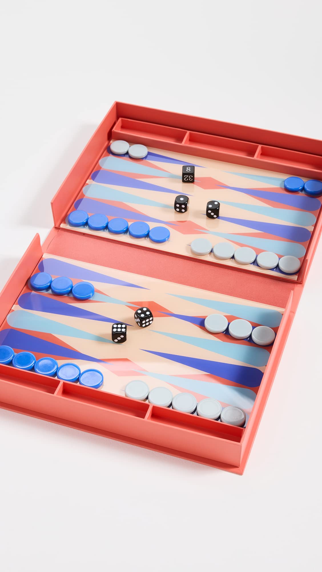 PrintWorks Womens The Art of Backgammon, Red, One Size
