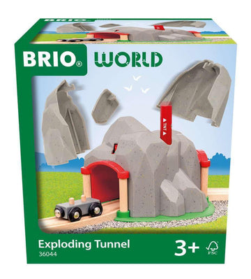 Brio World – 36044 Exploding Tunnel | Toy Train Set For Kids Ages 3 Years And Up