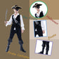 Dsplay Boys Pirate Costume Cosplay Kids Halloween Party (10-12 Years)