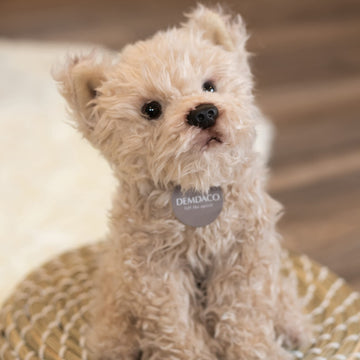 Demdaco Chorkie Mix Rescue Breed Dog Soft Brown 10 Inch Plush Fabric Stuffed Figure Toy