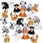 Plush Puppy Dog Stuffed Dog Animal Toys | Variety Pack Made Of Soft Plush ● Great As A Party Favor, Gift, Or Companion ● Pretend Play For Kids ● 1 Or 2 Dozen Puppy Assortment (12 Or 24 Pack) (24 Pack)
