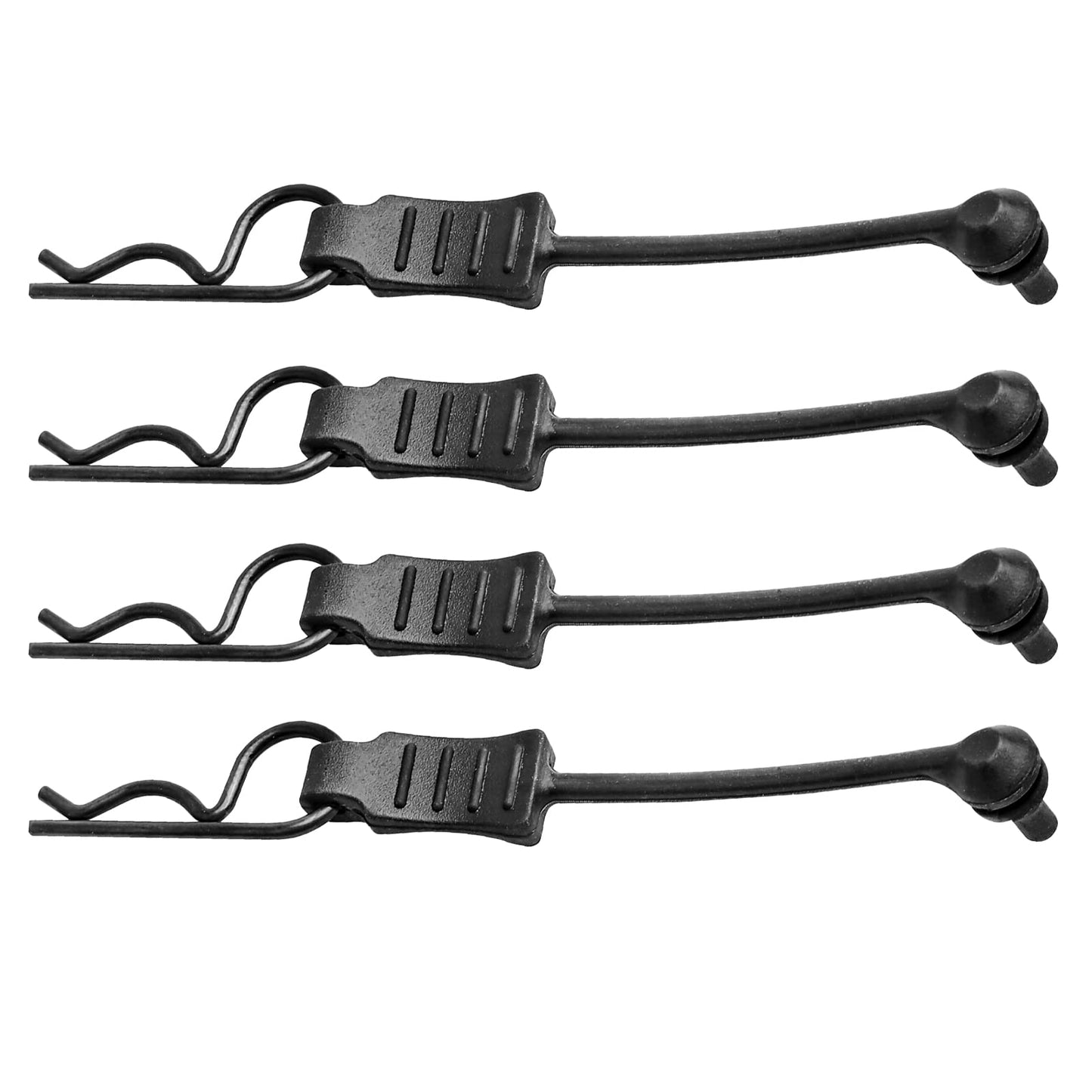 20pcs HobbyPark Universal RC Car Body Clips and Pull Tabs Retainer for 1/10 Traxxas Arrma Axial Losi & All 1/8 Redcat HPI HSP Tr