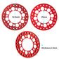 RCLIONS 4pcs Aluminum 1.9inch RC Beadlock Wheel Rim Replacement Ring for 1:10 Crawler RC Car 1.9'' Wheels/Rims (Red)