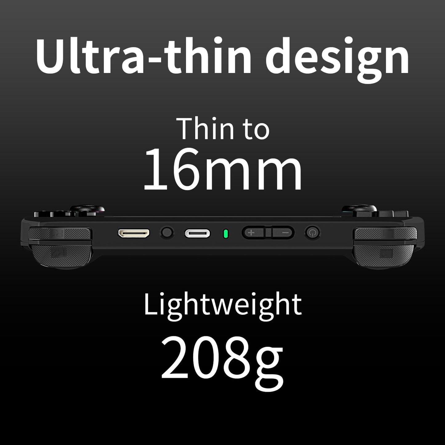 FINGEREVO RG40XXH Handheld Game Console 4.0-in 640 * 480 IPS Screen 3200mAh 64Bit System Black