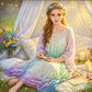 Tulip N Turtle Rapunzel Diy Acrylic Paint By Number Kit For Adults Beginner Canvas Painting By Number Acrylic Painting. Wall Dec