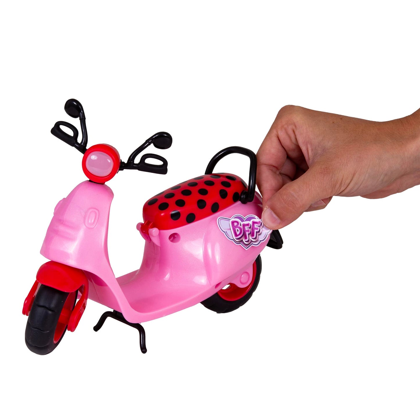 Cry Babies BFF Scooter - 7.8 Inch Multicolor Doll for Girls & Boys Ages 5+ - Model 911123, Plastic Material