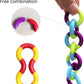 24Pcs Quiet Fidget Toys Sensory Toys For Unique Fidget Experience, Multicolor Twisty Fidget Toys For Relaxation, Brain Imaginati