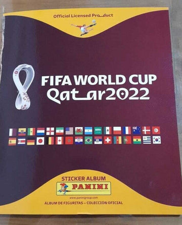 Panini Qatar World Cup 2022 Sticker Album + 100 Packs Argentina Orange Version Rare