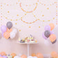 Tegeme 4 Pcs Groovy Party Decorations Garland Felt Ball Hippie Banner and Daisy Boho Garland Set with 6.5 ft Pom Pom Banner Spri
