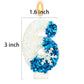 Snow Themed Birthday Candles, 16th Birthday Candle for Party Supplies, Winter Birthday Party Supplies, 2.76 inch Number 16 Candl