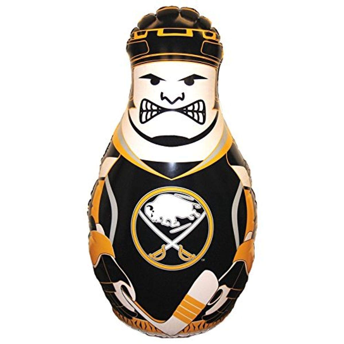 Fremont Die NHL Buffalo Sabres Bop Bag Inflatable Checking Buddy Punching Bag, Standard: 40 Tall, Team Colors