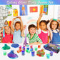 Eunvabir 24 Pack Galaxy Slime Party Favors Kit For Kids, Diy Non-Sticky Slimes Stress Relief Toys For Girls Boys, Christmas Valentine Birthday Classroom Prizes/Games/Gifts