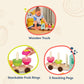 B. Toys- Stack & Roll Fruit Truck- Sort & Stack Toy – Wooden Truck & 9 Stackable Fruit Pieces – Orange, Pear, Strawberry Slices – Learning Toys For Toddlers, Kids – 18 Months +
