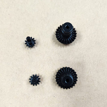 2 Sets RC Car Steel Gear Tooth Axle Gear Kits Upgrades Parts Bridge Teeth Steel Teeth Set for FMS 1/24 FCX24 Crawler