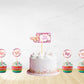 Untumble Butterfly Theme Decoration Party Kit For House Birthday Parties With Cake Topper (Set Of 25)