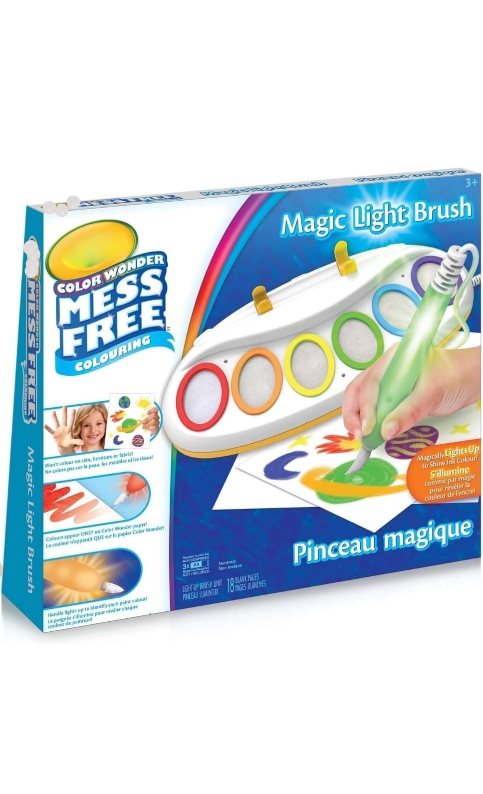 TrendAspire Color Wonder Mess Free Magic Light Brush Multicolor Ink No Spill Painting Pen For Kids Reusable Magic Drawing Brush