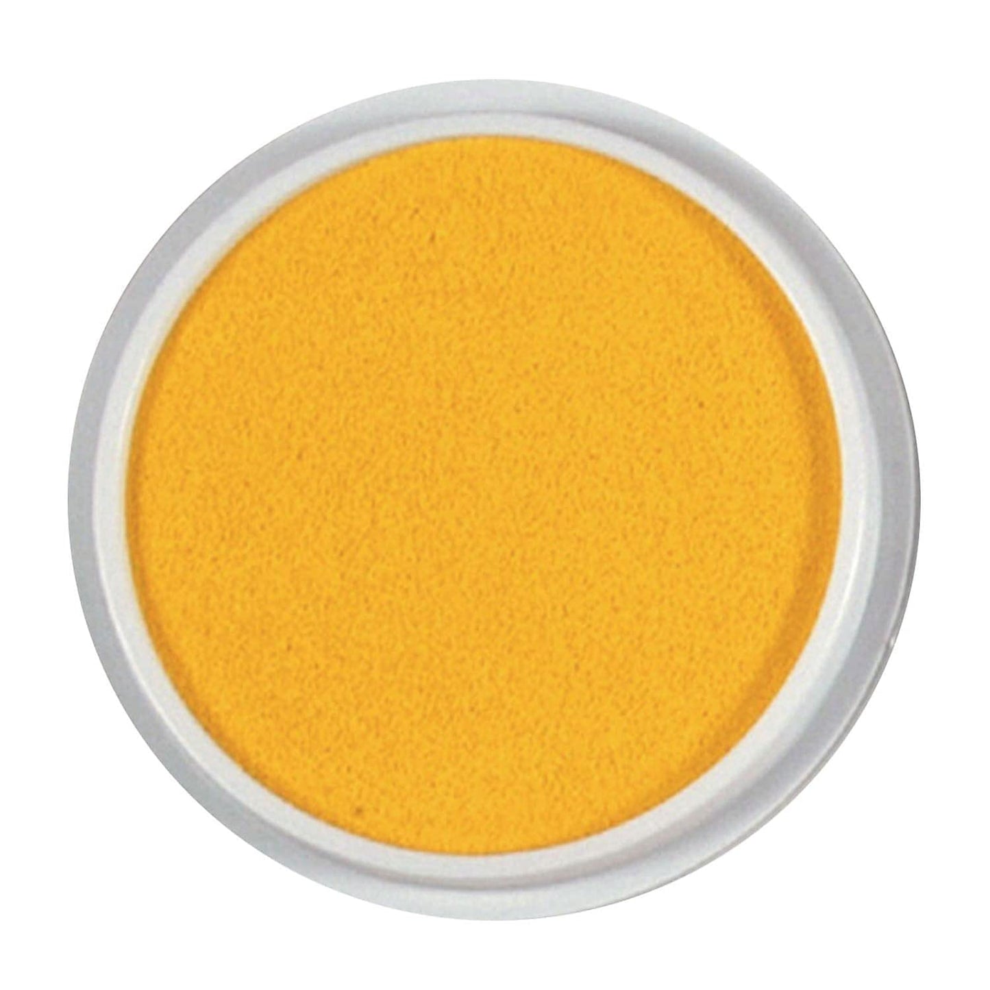 Jumbo Circular Washable Stamp Pad - Yellow - 5.75 dia. - Pack of 6