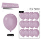 Partywoo Dusky Purple Balloons, 50 Pcs 12 Inch Boho Purple Balloons, Purple Balloons For Balloon Garland Or Balloon Arch As Party Decorations, Birthday Decorations, Wedding Decorations, Purple-F29