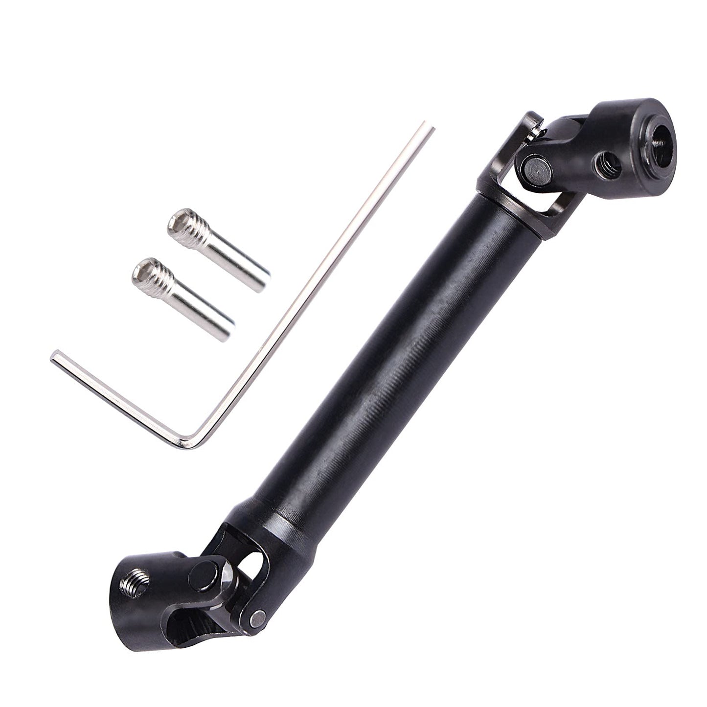 AIMROCK Metal CVD Adjustable Drive Shaft w/Wrench Upgrade Parts for 1/10 SCX10 D90 RC Crawler Truck (116mm)