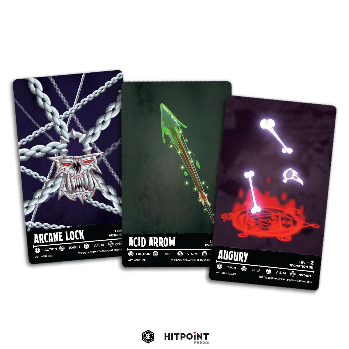 Hit Point Press Animated Spells: Level 2, A-H