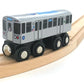 Munipals Mp03-11Bl Wooden Subway L Train Chicago Cta Blue Line O Hare Forest Park